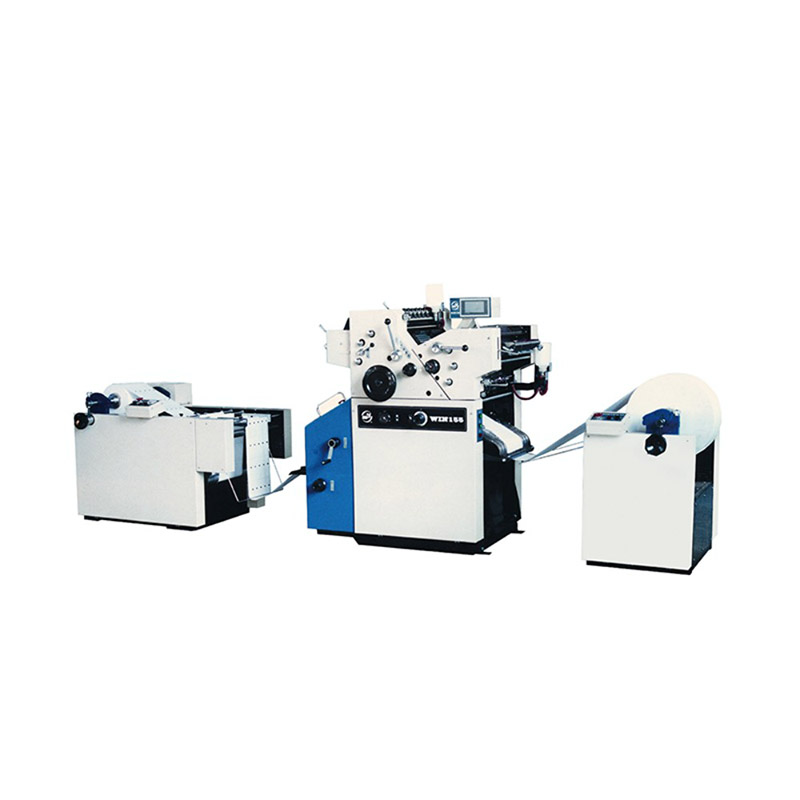 15,5-инчна преса за печатење со компјутеризирана форма на веб-храна со две бои